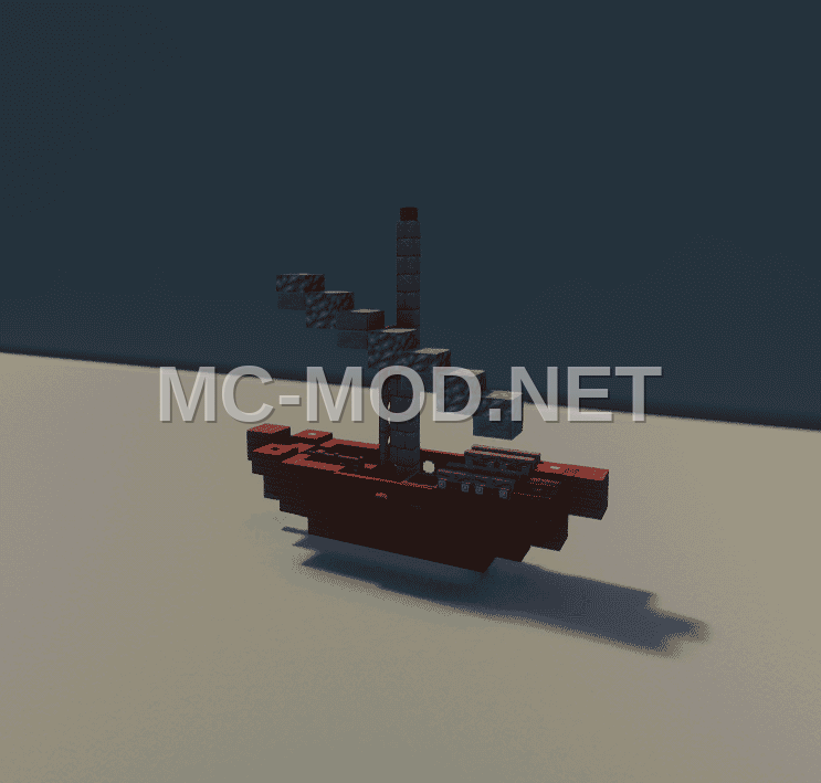 Small Medieval River Boat