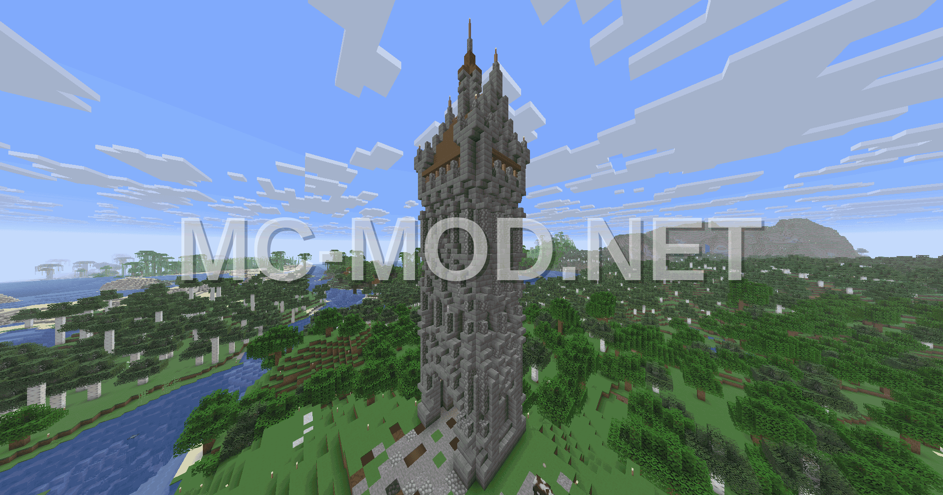 Medieval Stone Brick Tower With Stairs