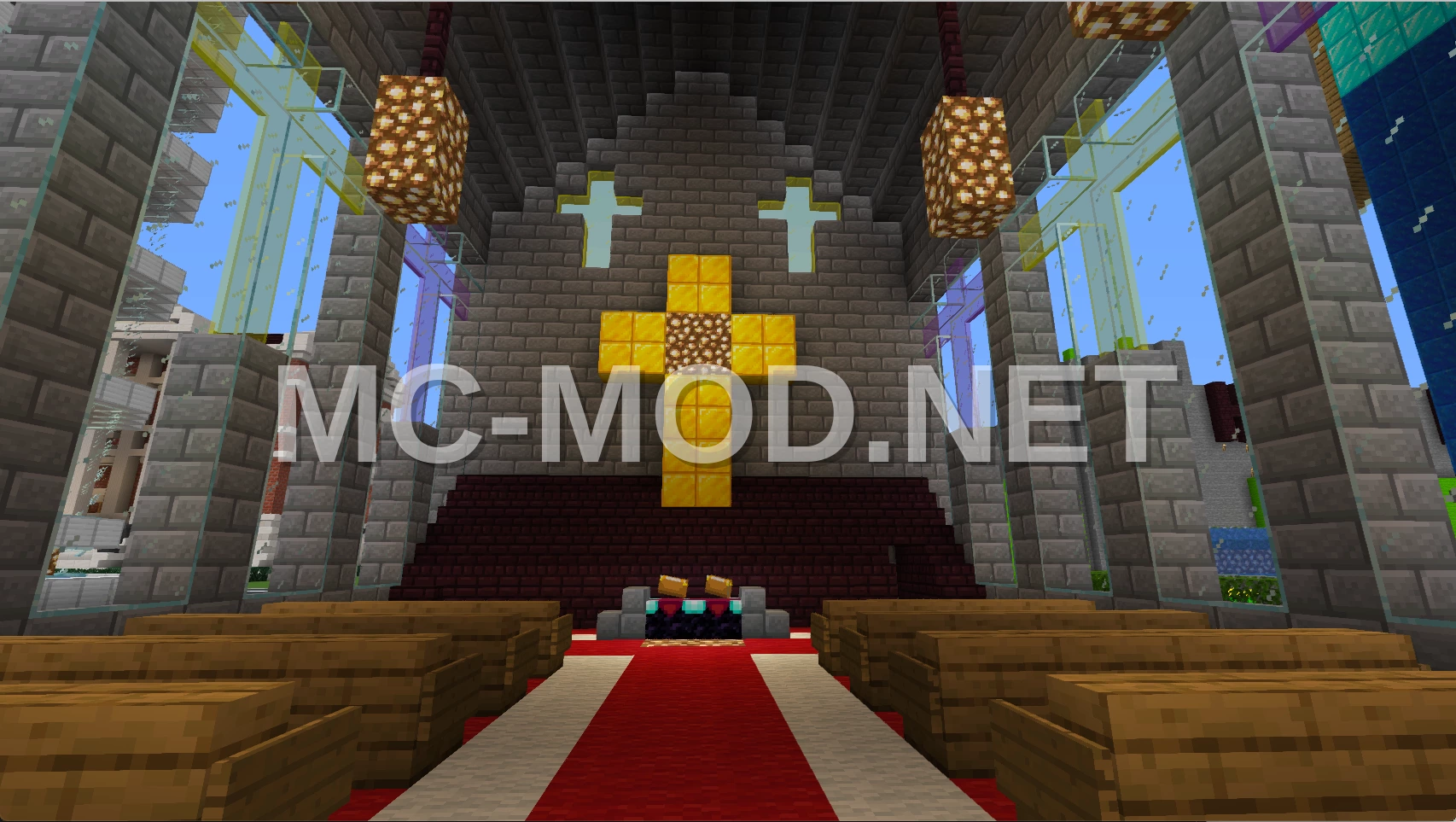 Small Minecraft Church Building