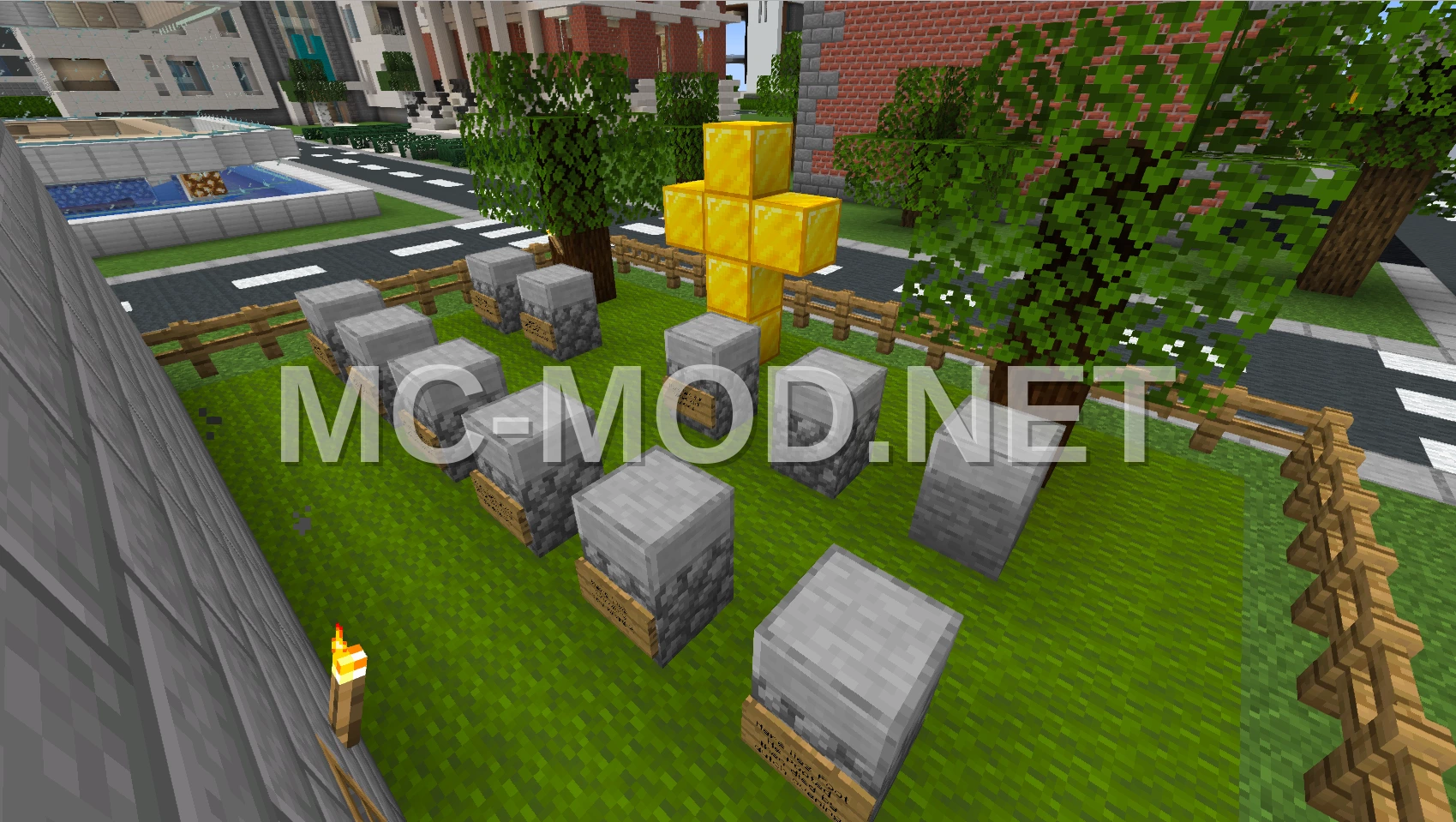Small Minecraft Church Building