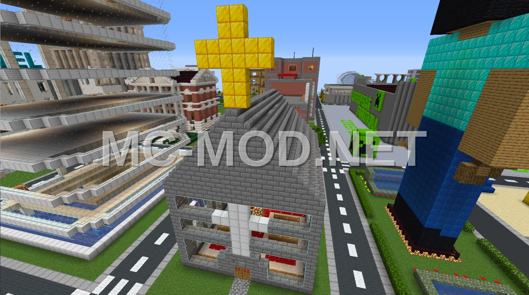 Small Minecraft Church Building
