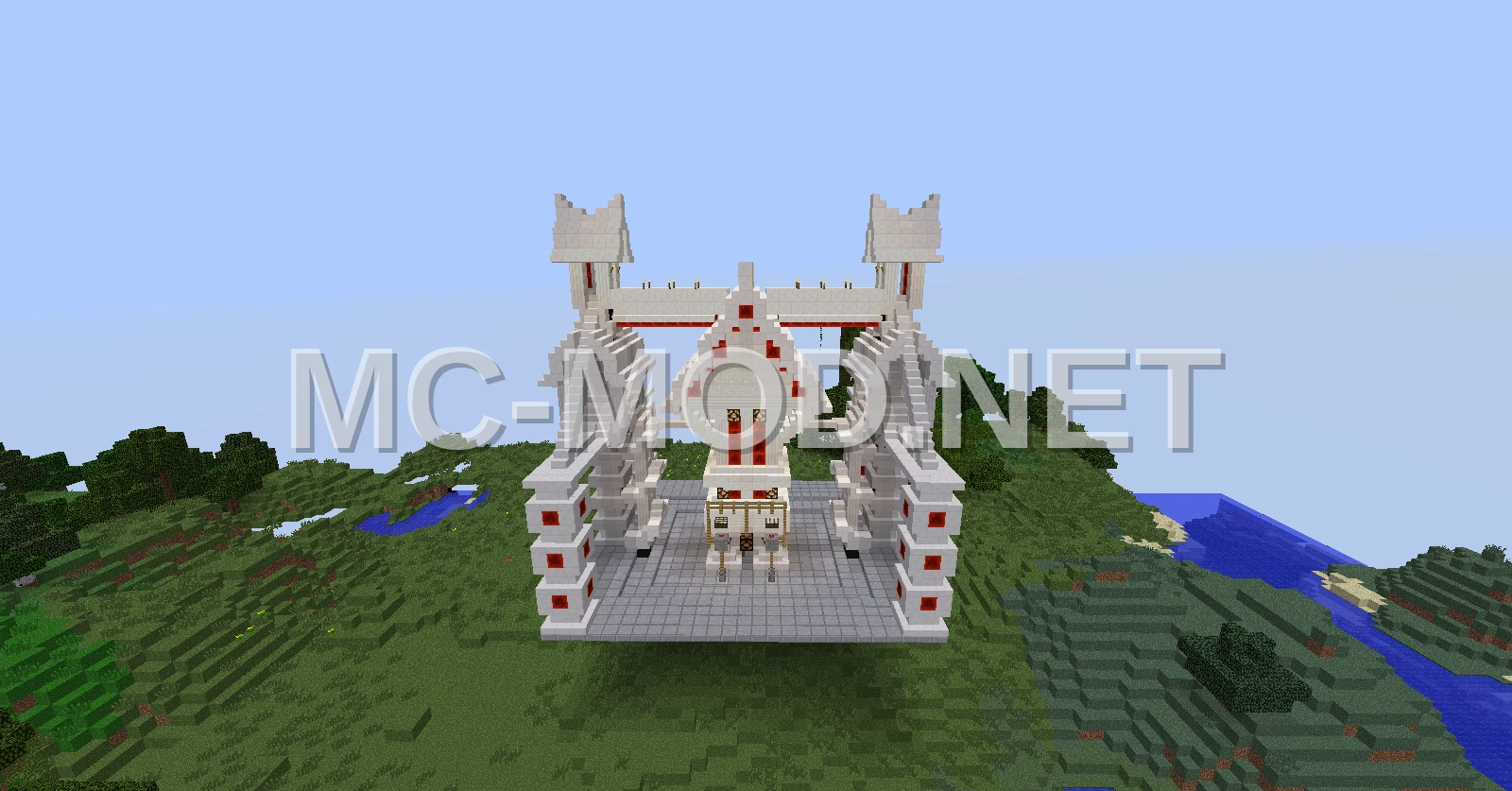 Small Quartz and Redstone Tower