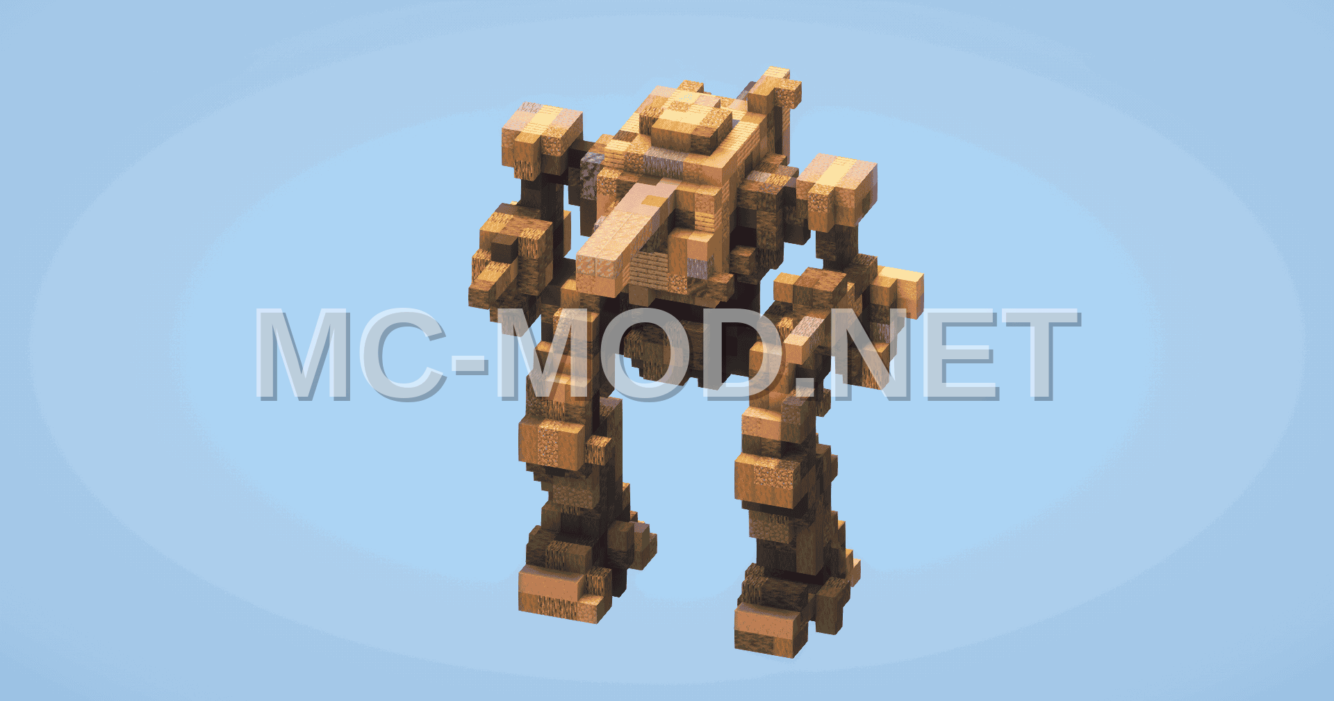 Small Sci-Fi Mech Statue