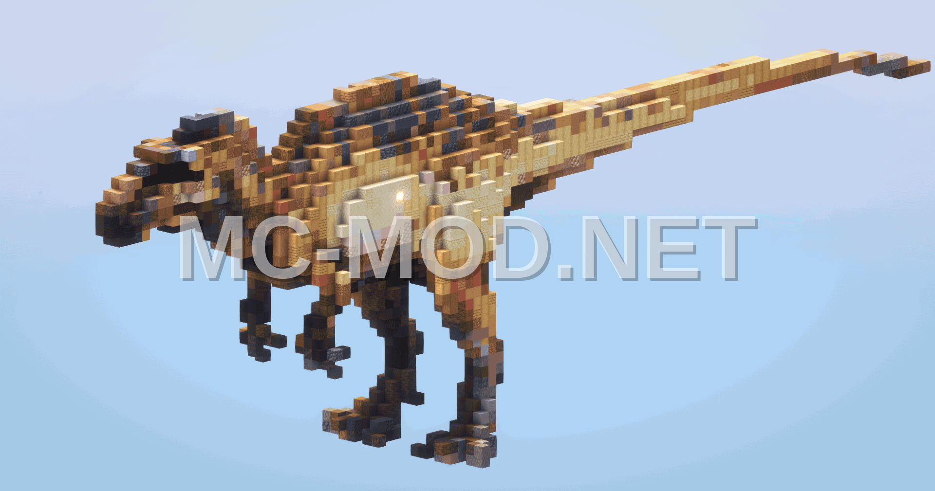 Small Velociraptor Statue