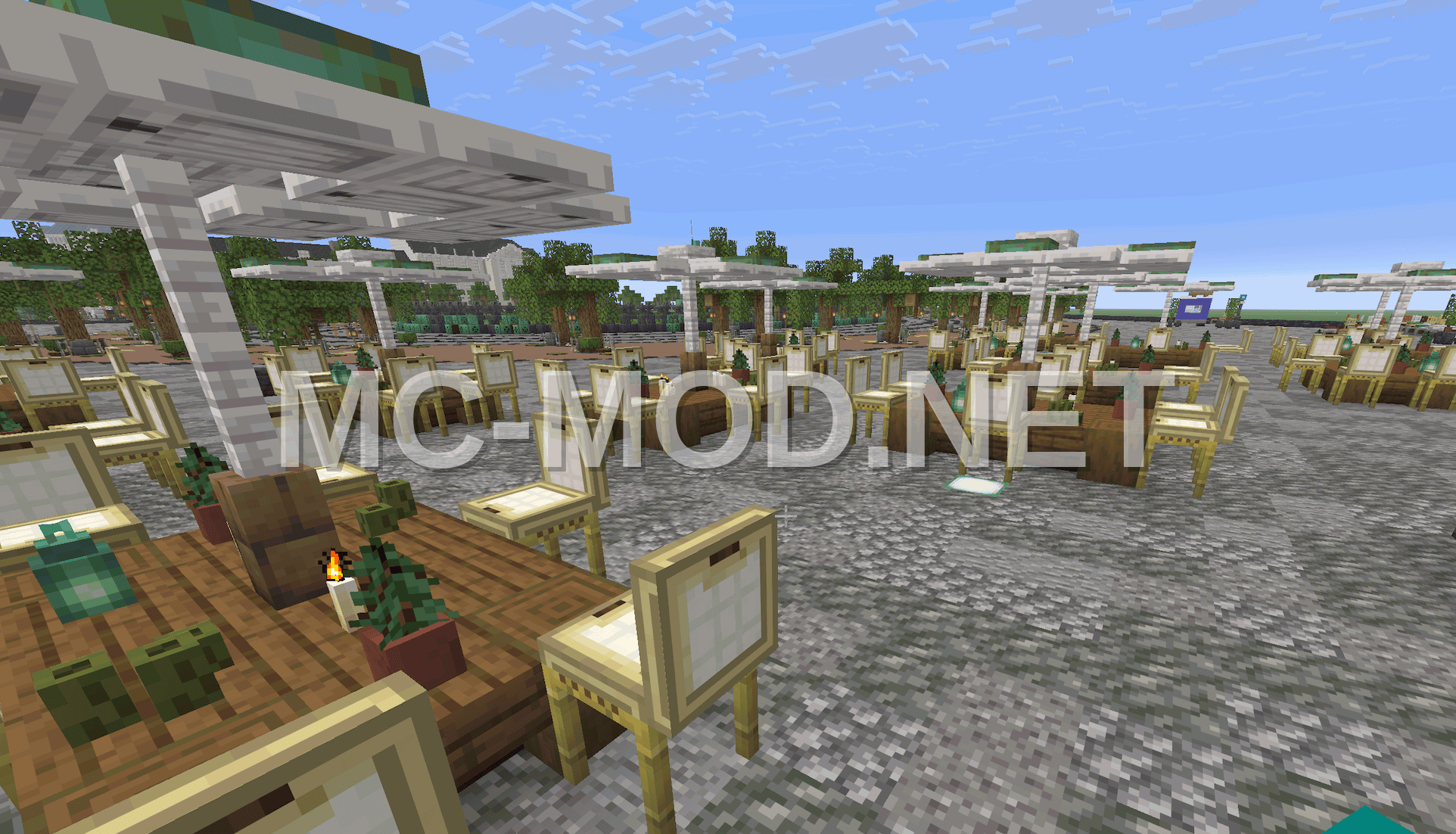 Minecraft Cafe Table