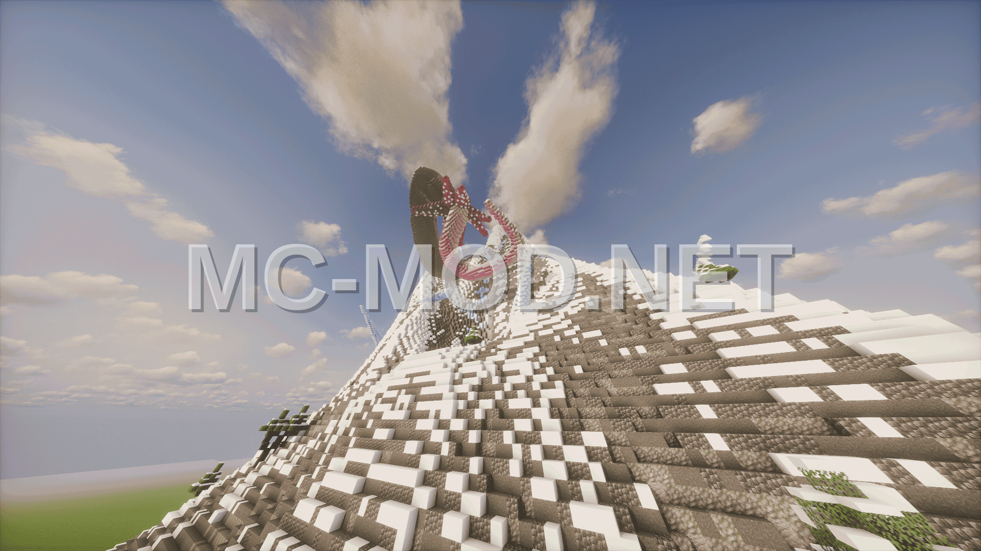 Snowy Mountain Monster Statue