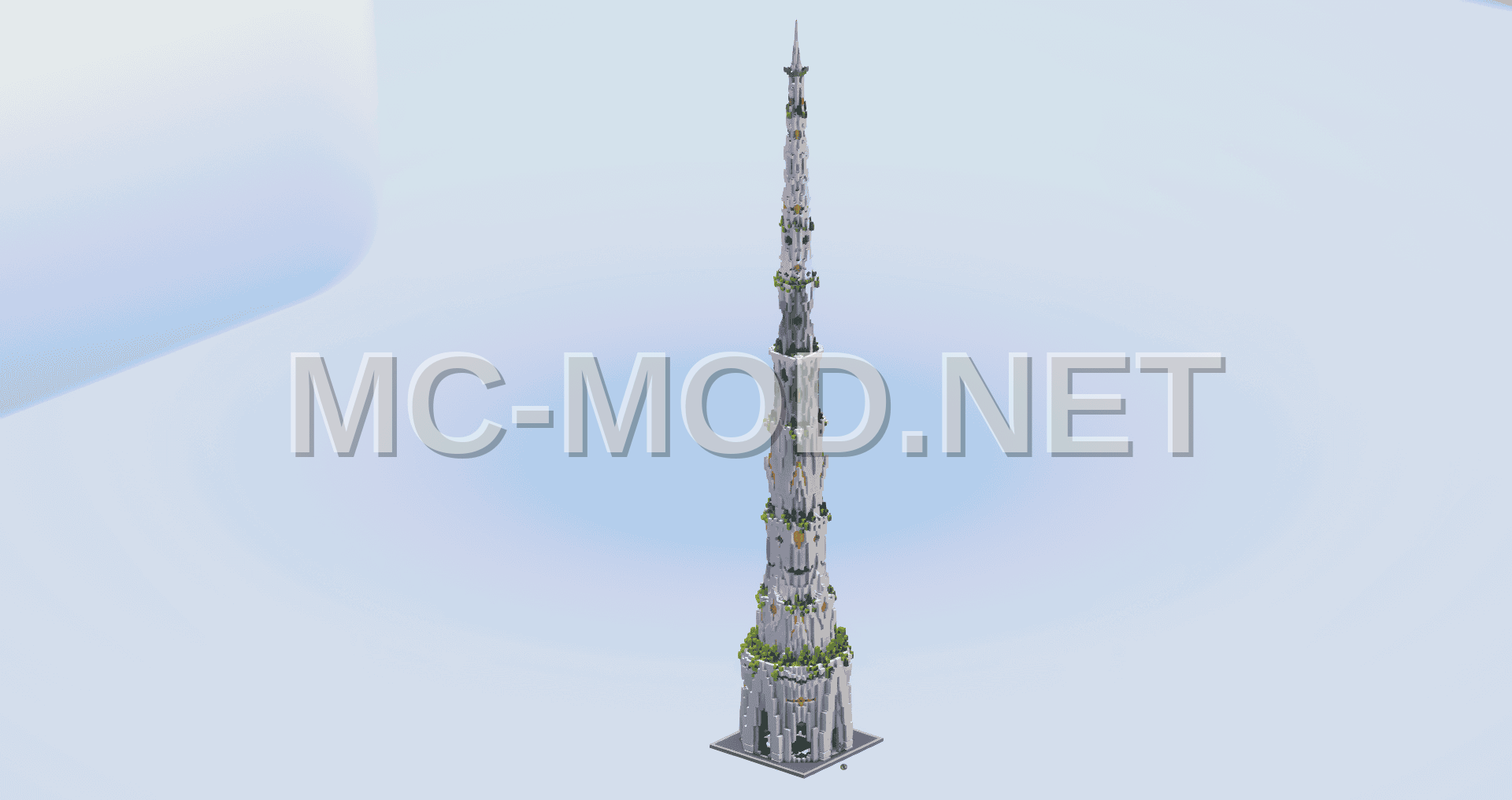Solarpunk Quartz Tower