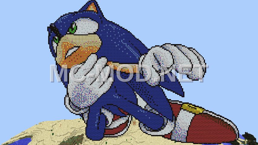 Sonic The Hedgehog Pixel Art