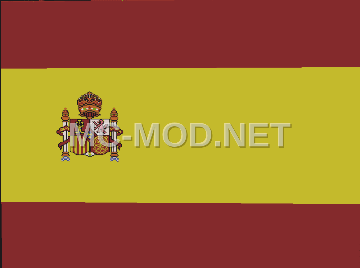 Spanish Flag Pixel Art