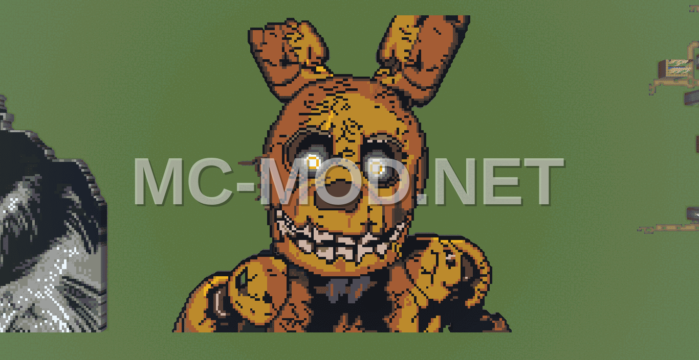 Springtrap Pixel Art Build