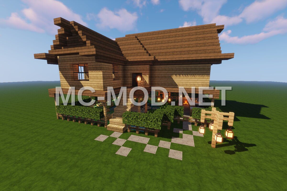 Spruce Oak Starter House With Lake Farm