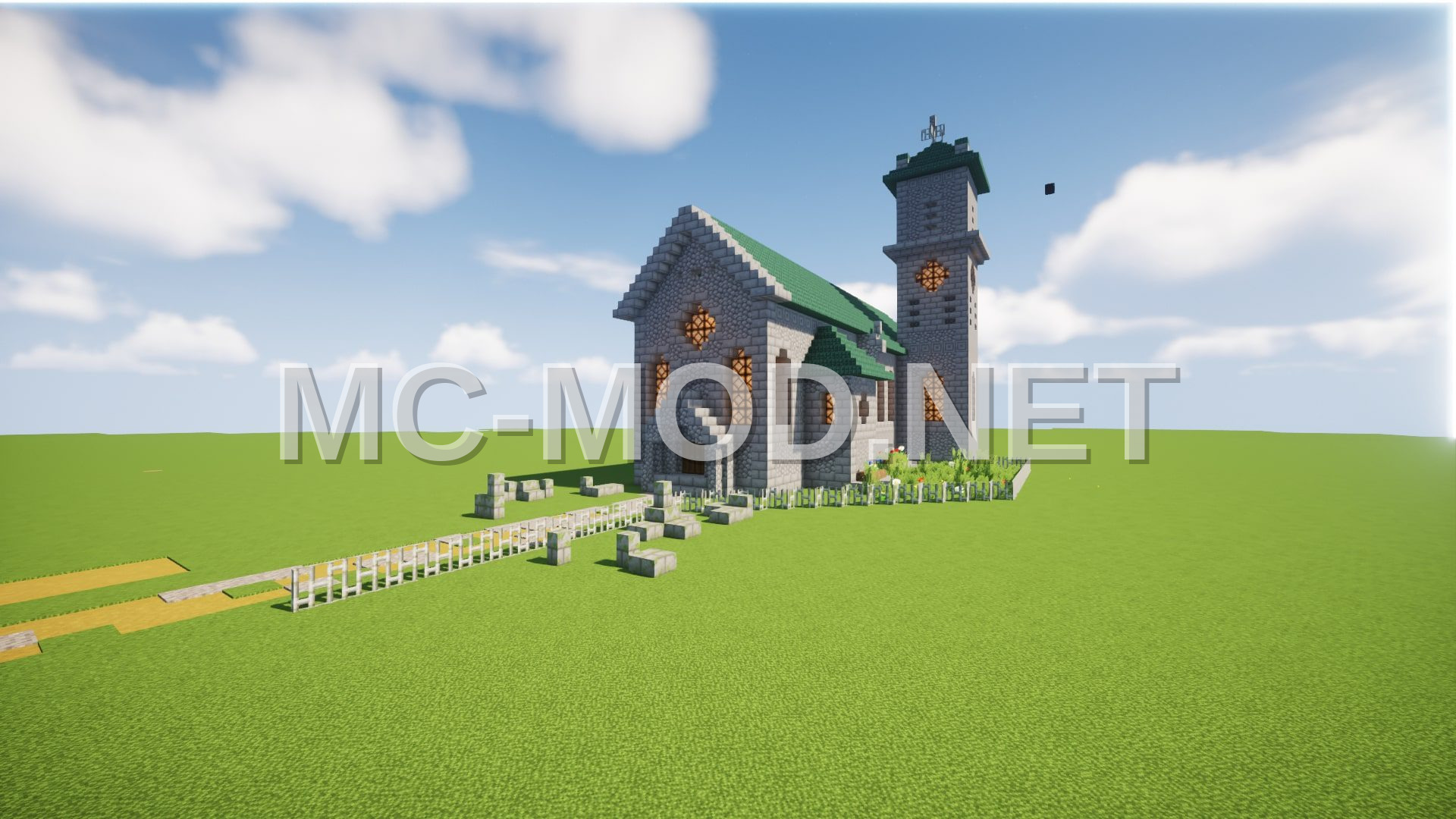 St. Pancras Old Church Exterior Replica