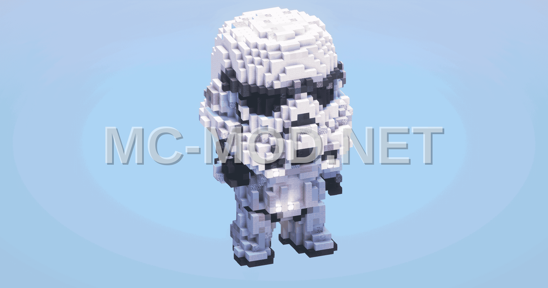 Star Wars Stormtrooper Sculpture – White Wool