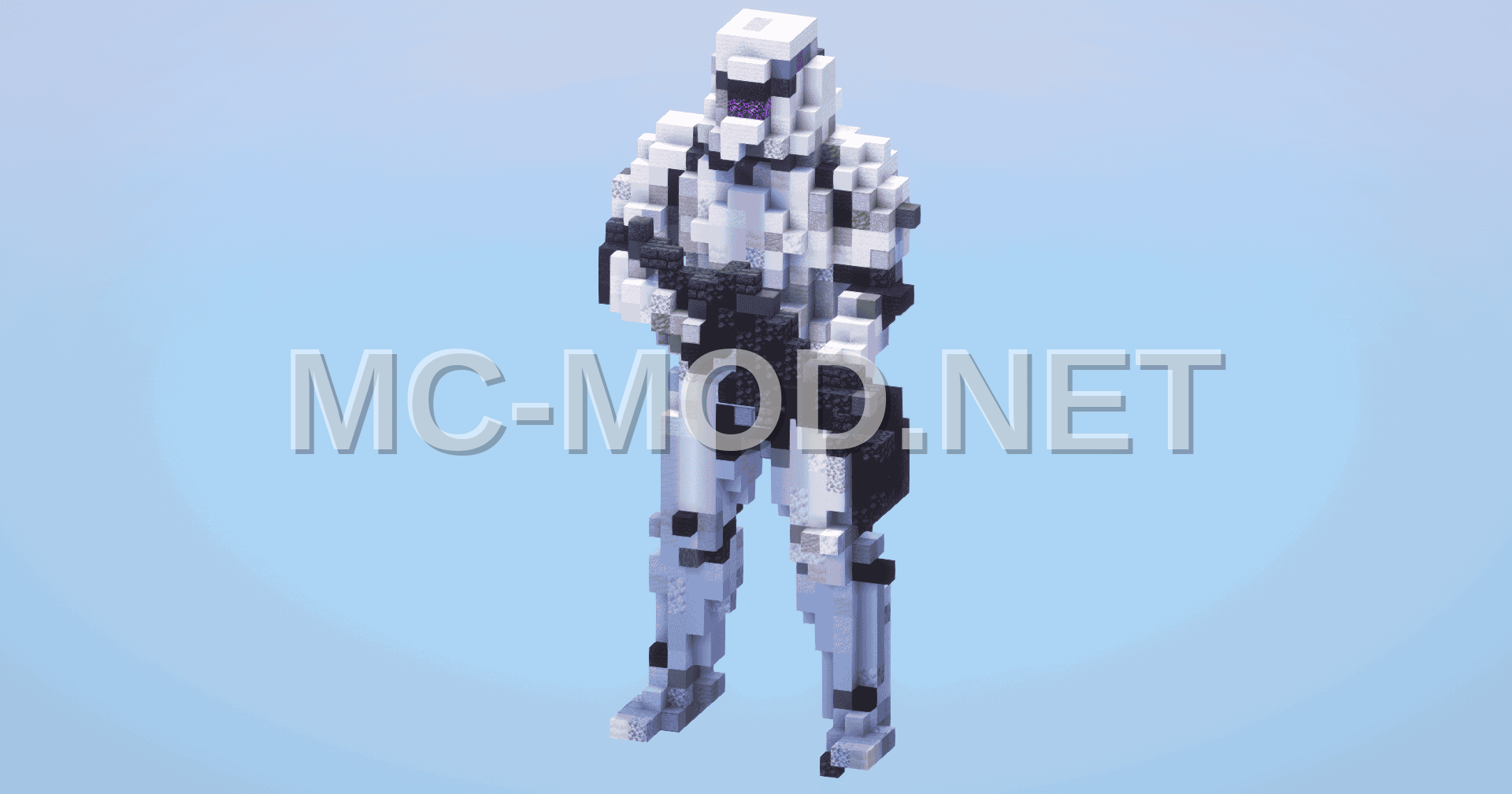 Star Wars Stormtrooper Statue – White Concrete Build