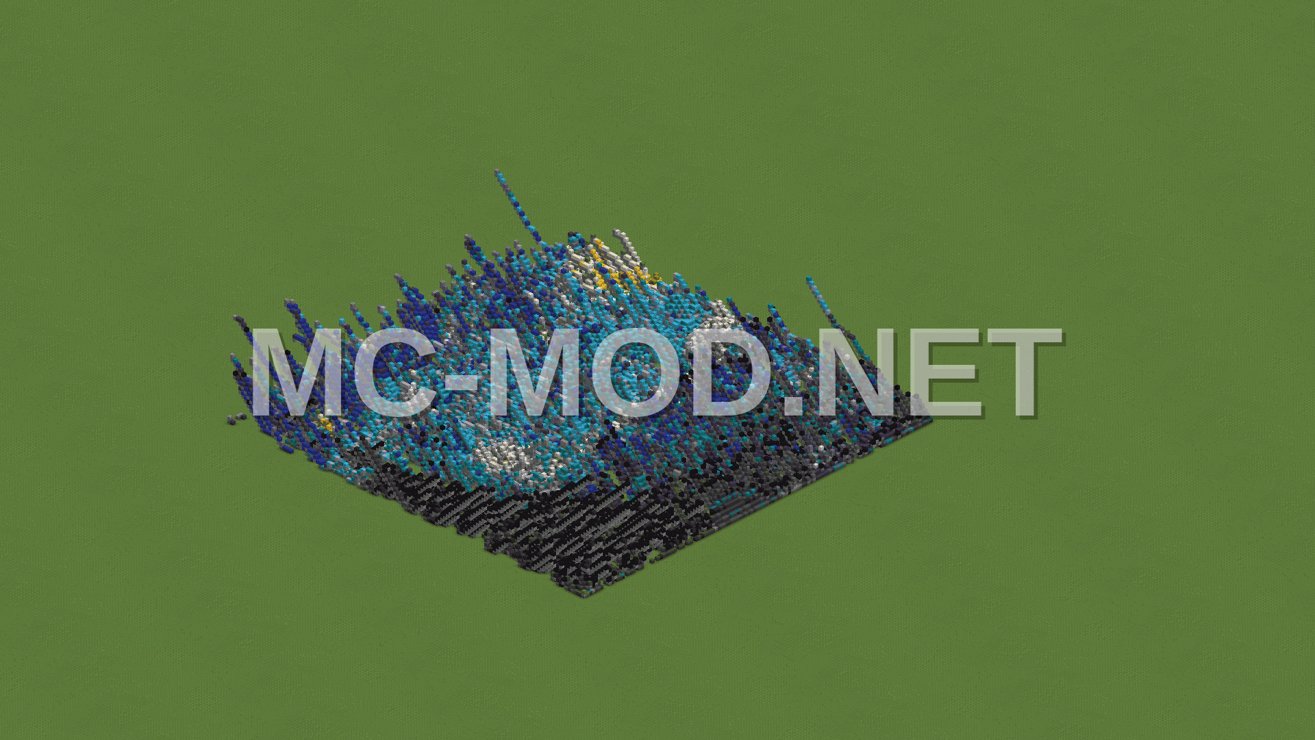 Starry Night Painting Minecraft Schematic