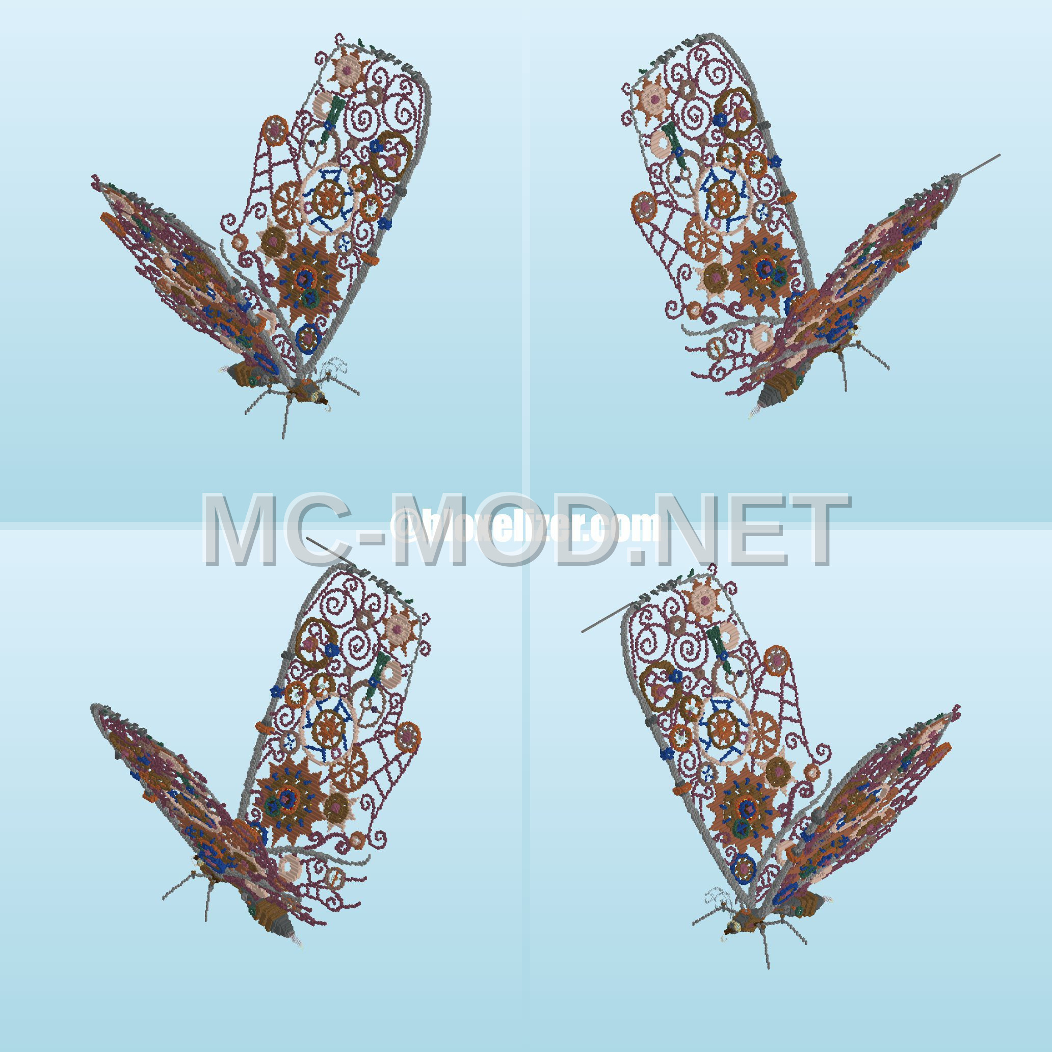 Steampunk Butterfly Structure