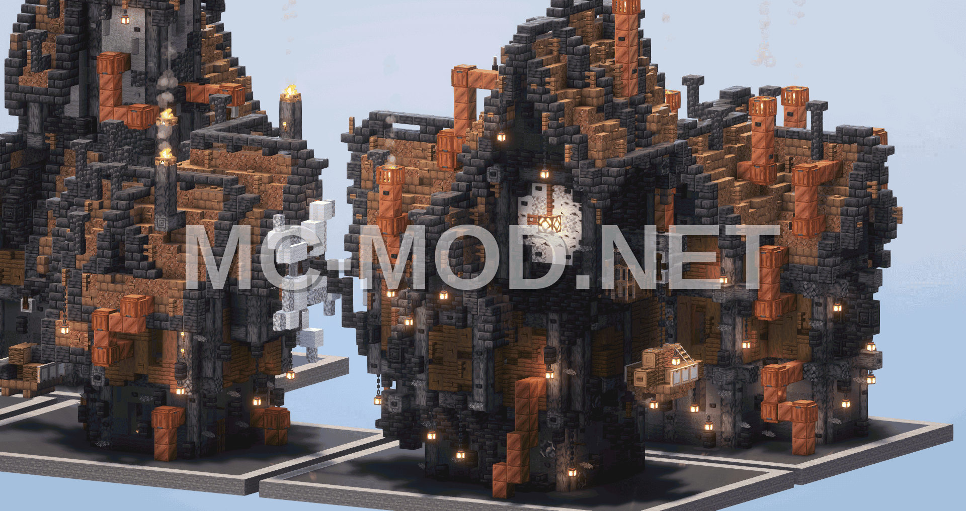 Steampunk House Pack: A Modular Village