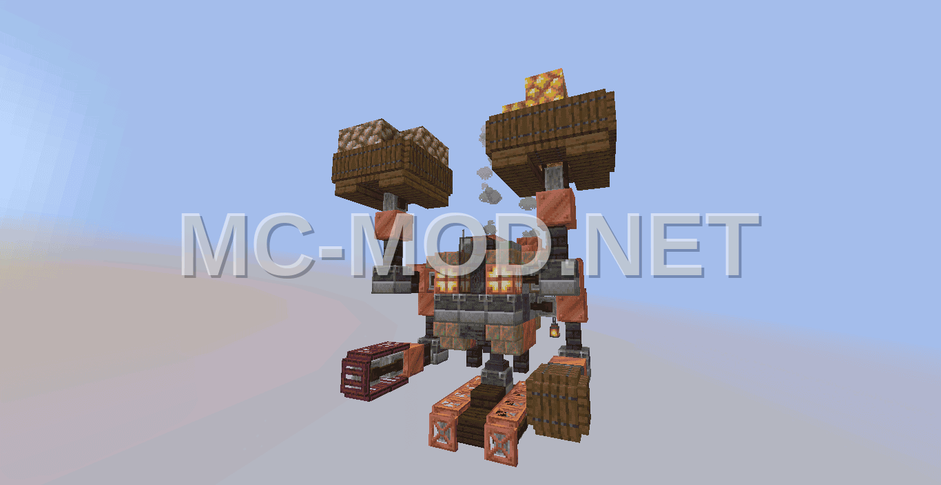 Steampunk Mining Robot Vehicle