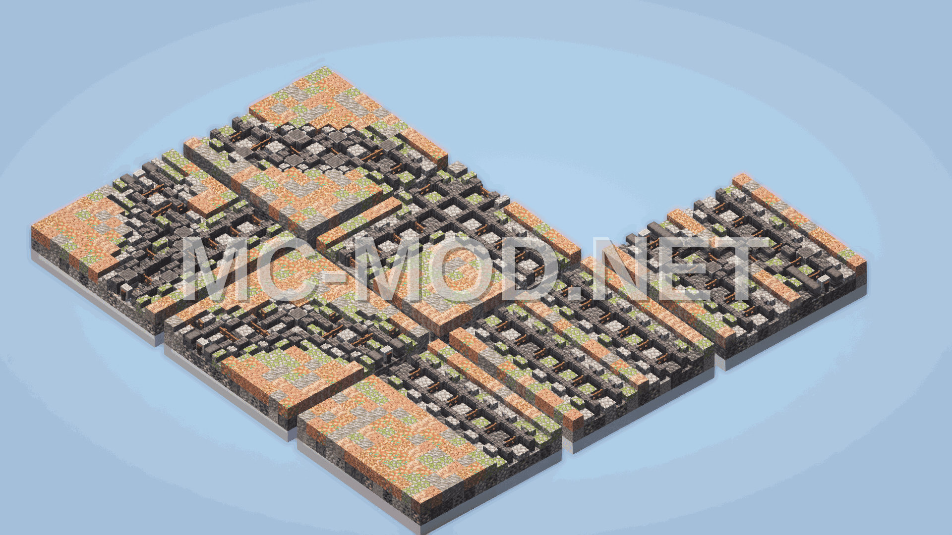 Steampunk Rails Pack Minecraft Build