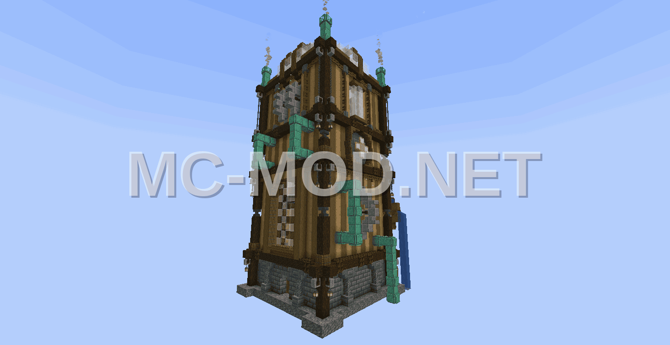 Steampunk Resin Processing Farm
