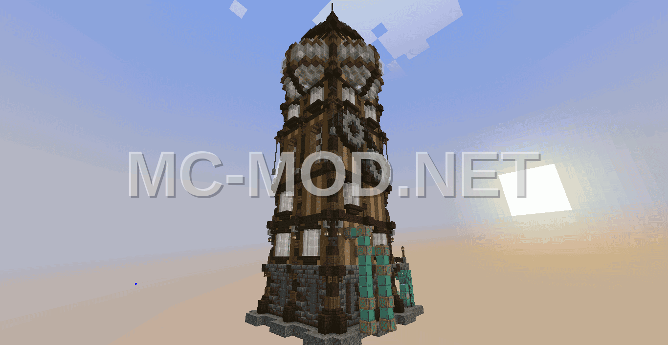 Steampunk Tower With Storage And Potion Room