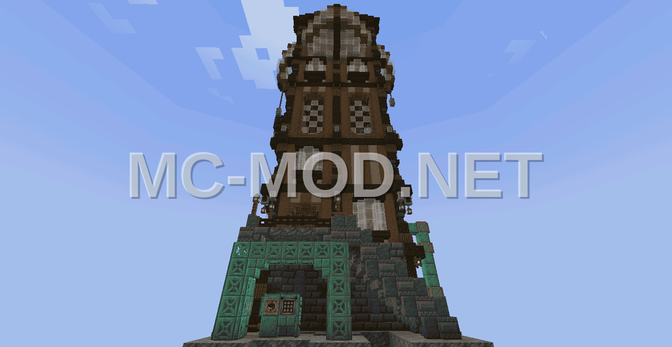 Steampunk Tower With Storage And Potion Room