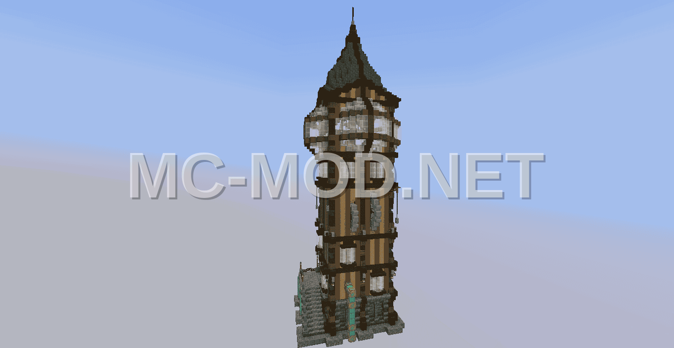 Steampunk Tower With Storage And Potion Room
