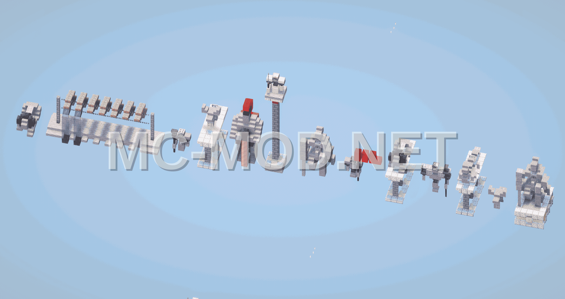 Stone Statues Pack – Minecraft Decorative Build