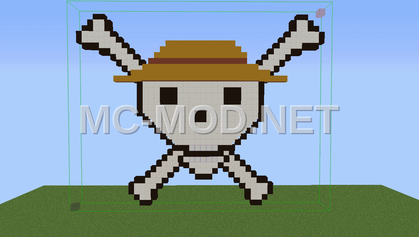 Straw Hat Pirates Ship Skull
