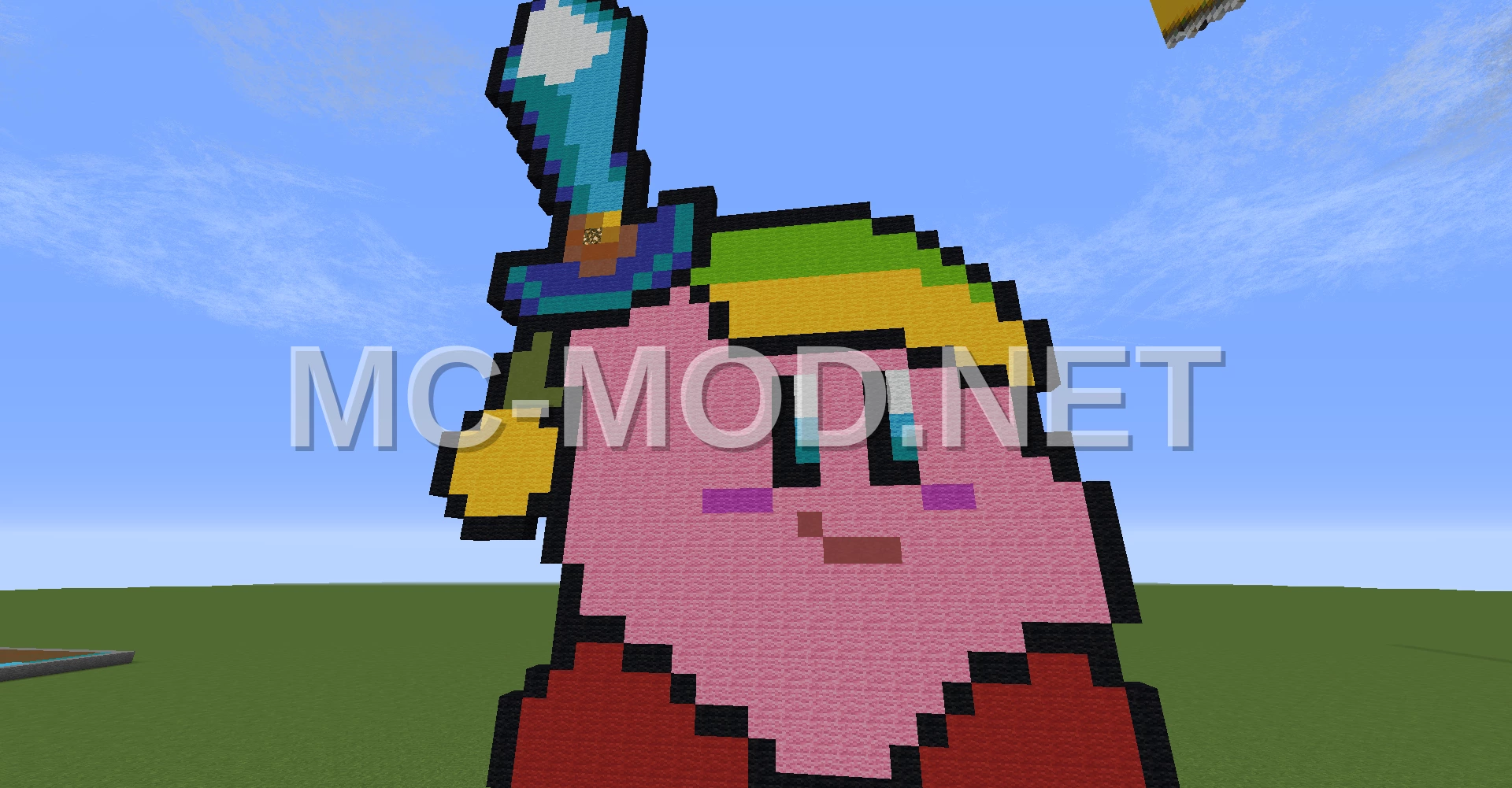 Sword Kirby Minecraft Build
