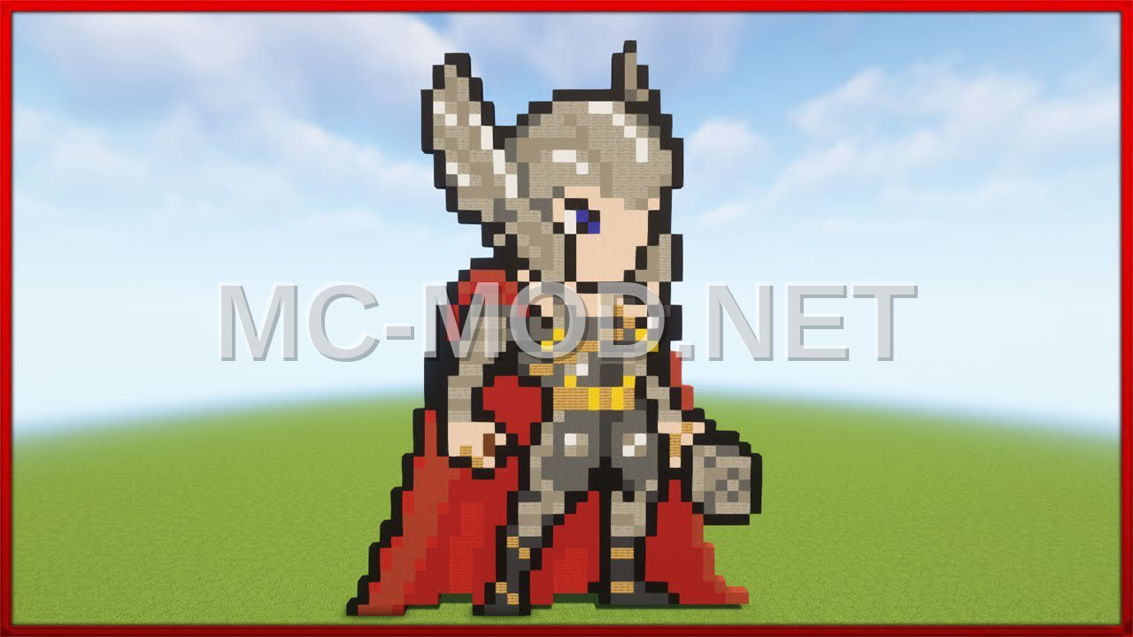Thor Pixel Art