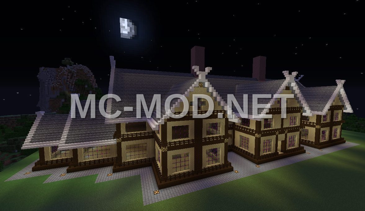 Dark Oak Three Story House