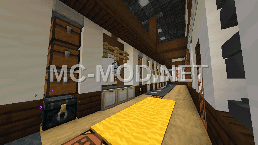 Japanese Trading Hall – Dark Oak & Quartz