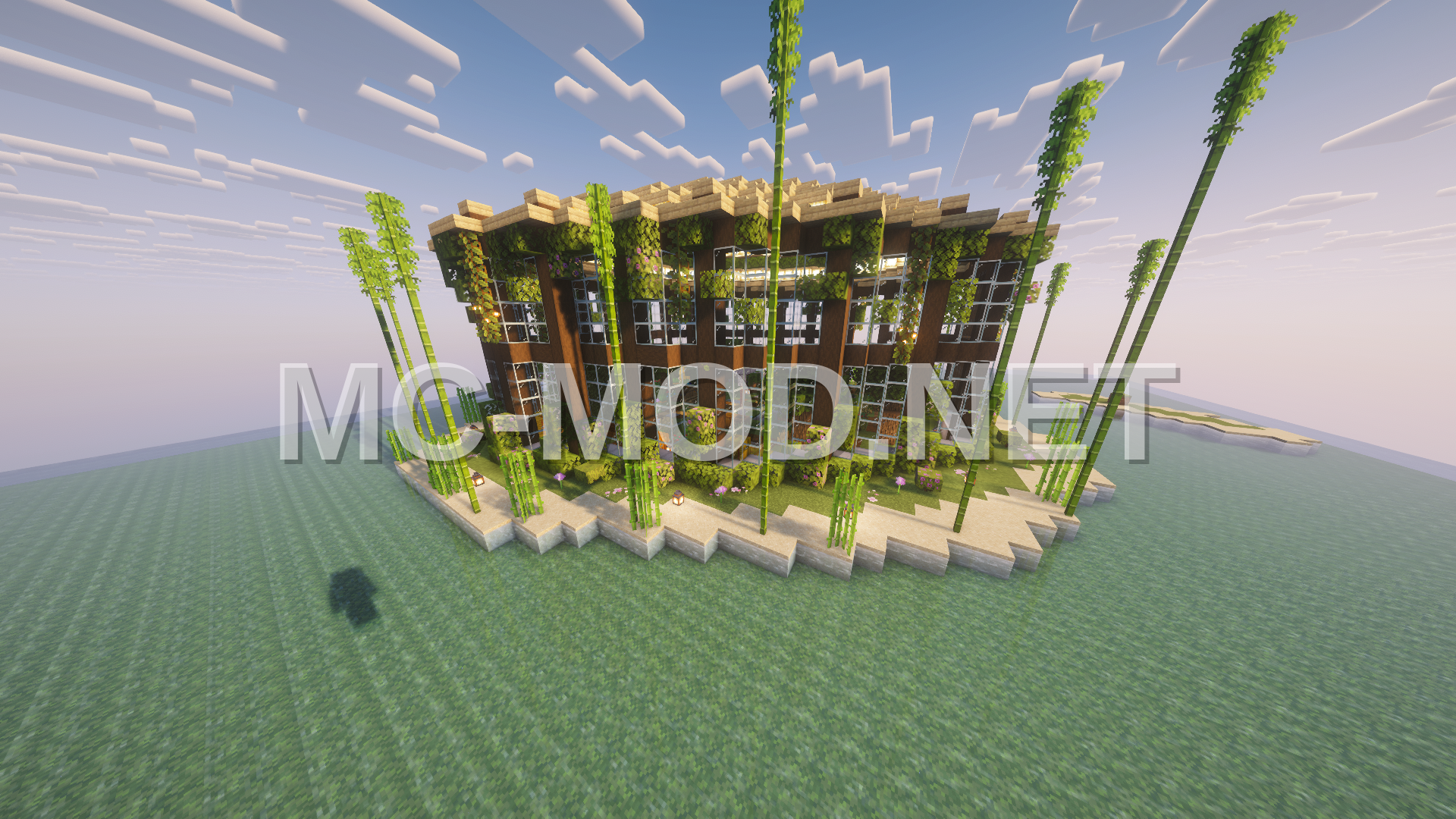 Tropical Greenhouse Island Build