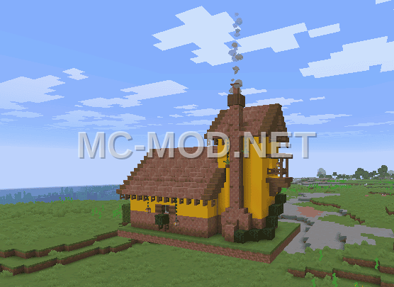 Two Story Yellow House
