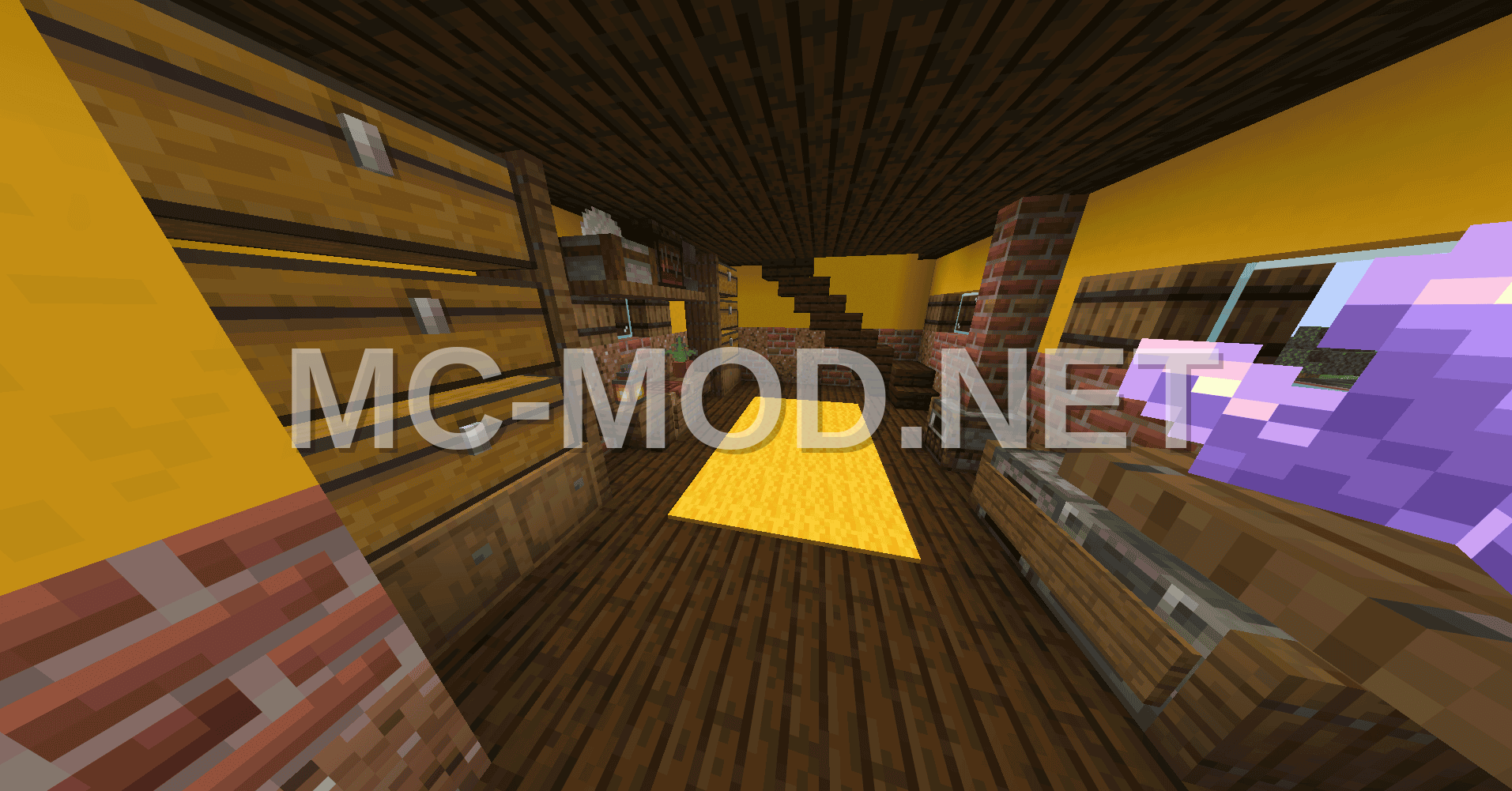 Two Story Yellow House