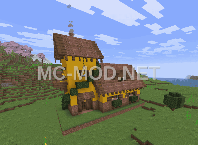 Two Story Yellow House