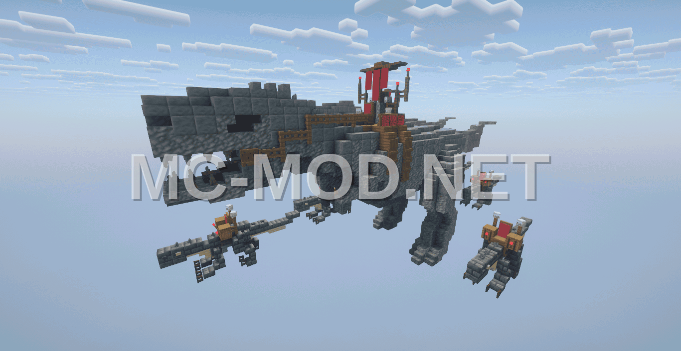 Tyrannosaurus Rex and Raptor Mounts