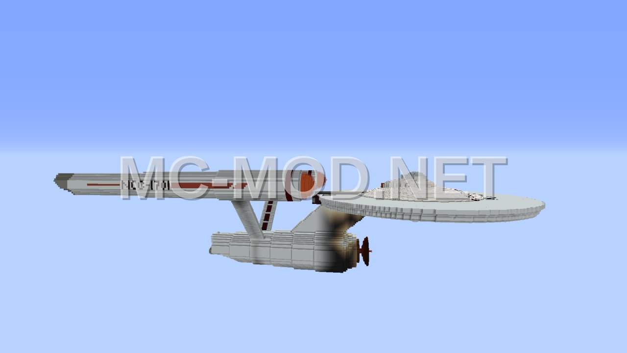 USS Enterprise Starship Replica – White Concrete Build