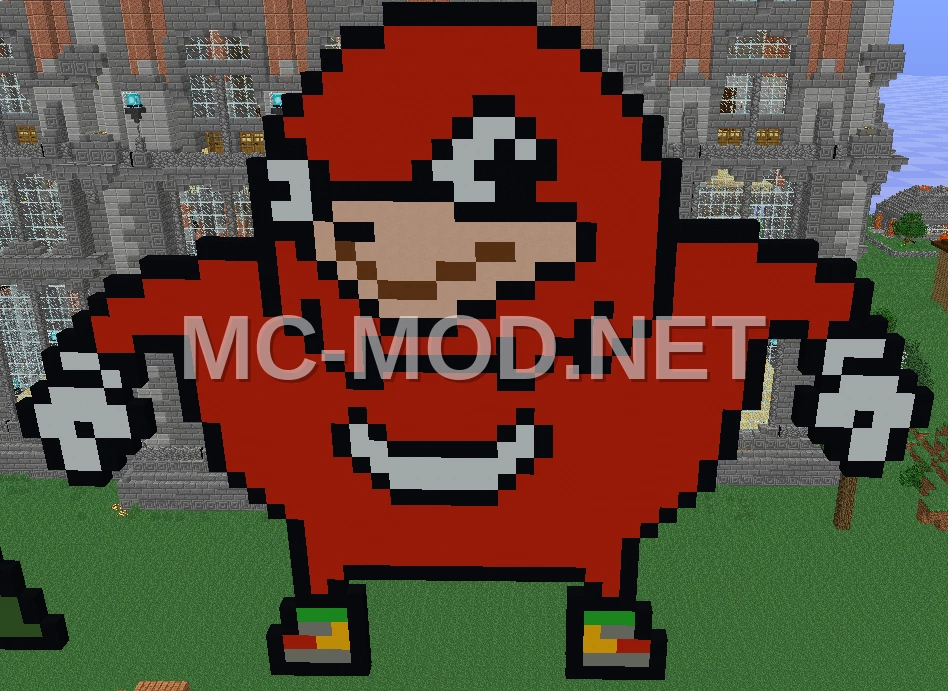 Ugandan Knuckles Meme Pixel Art
