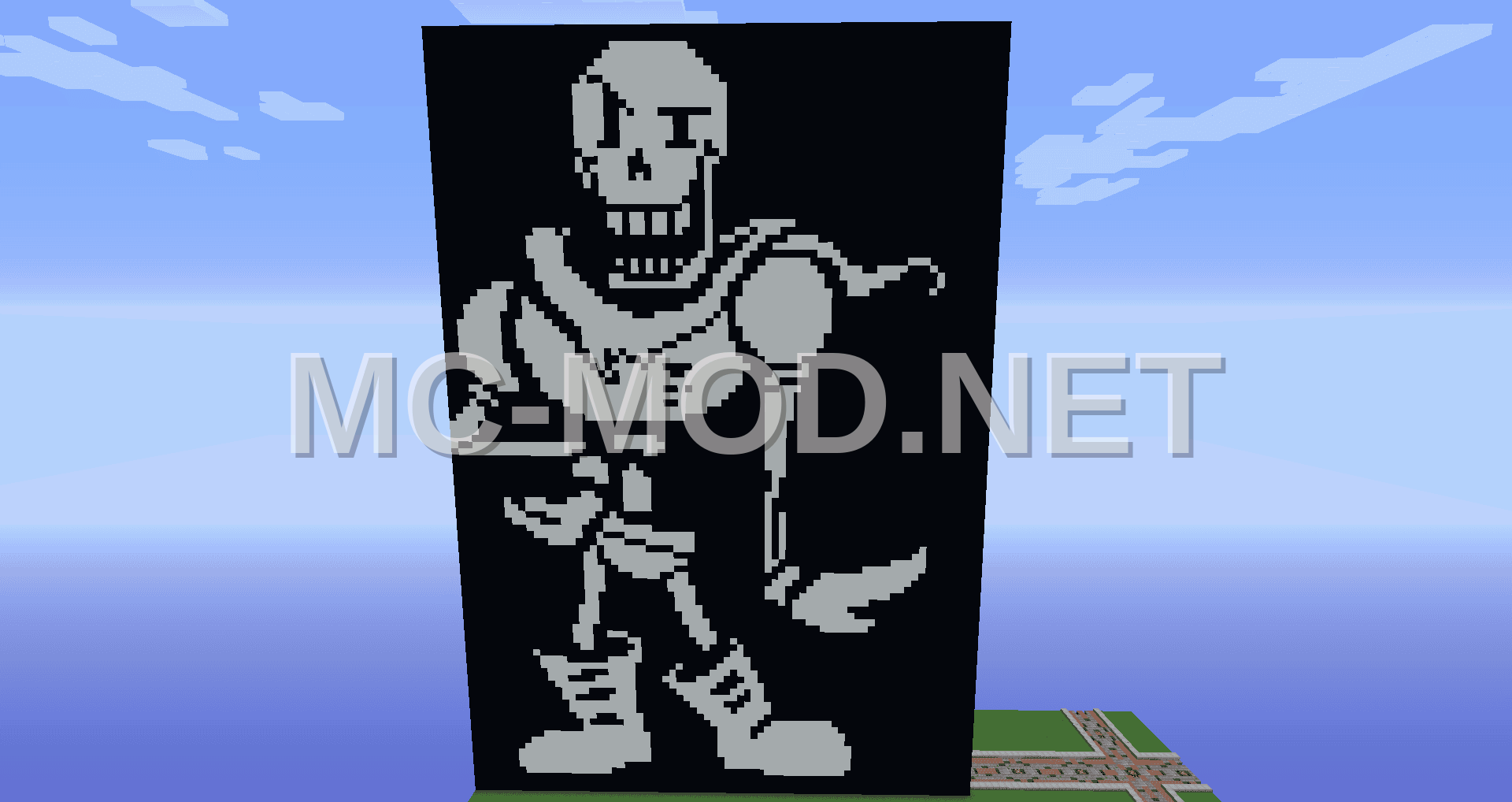 Undertale Papyrus Pixel Art Build