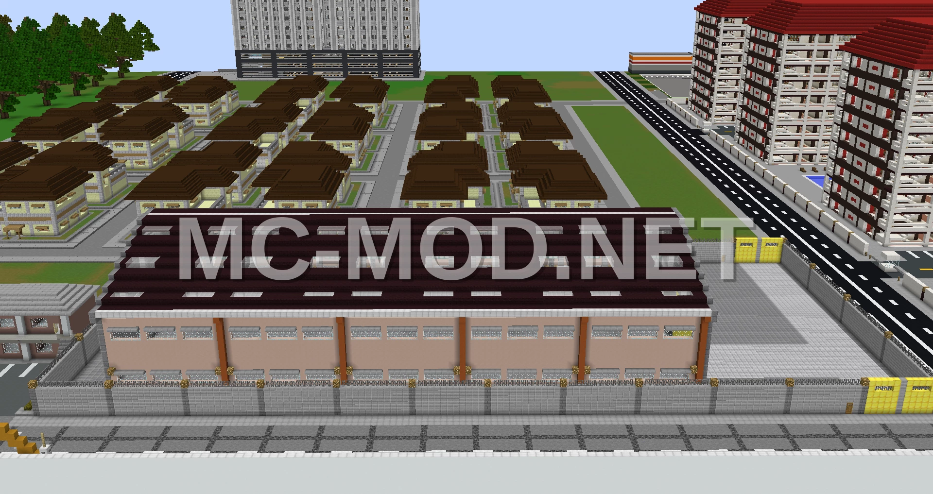 Large Urban Warehouse Storage Building