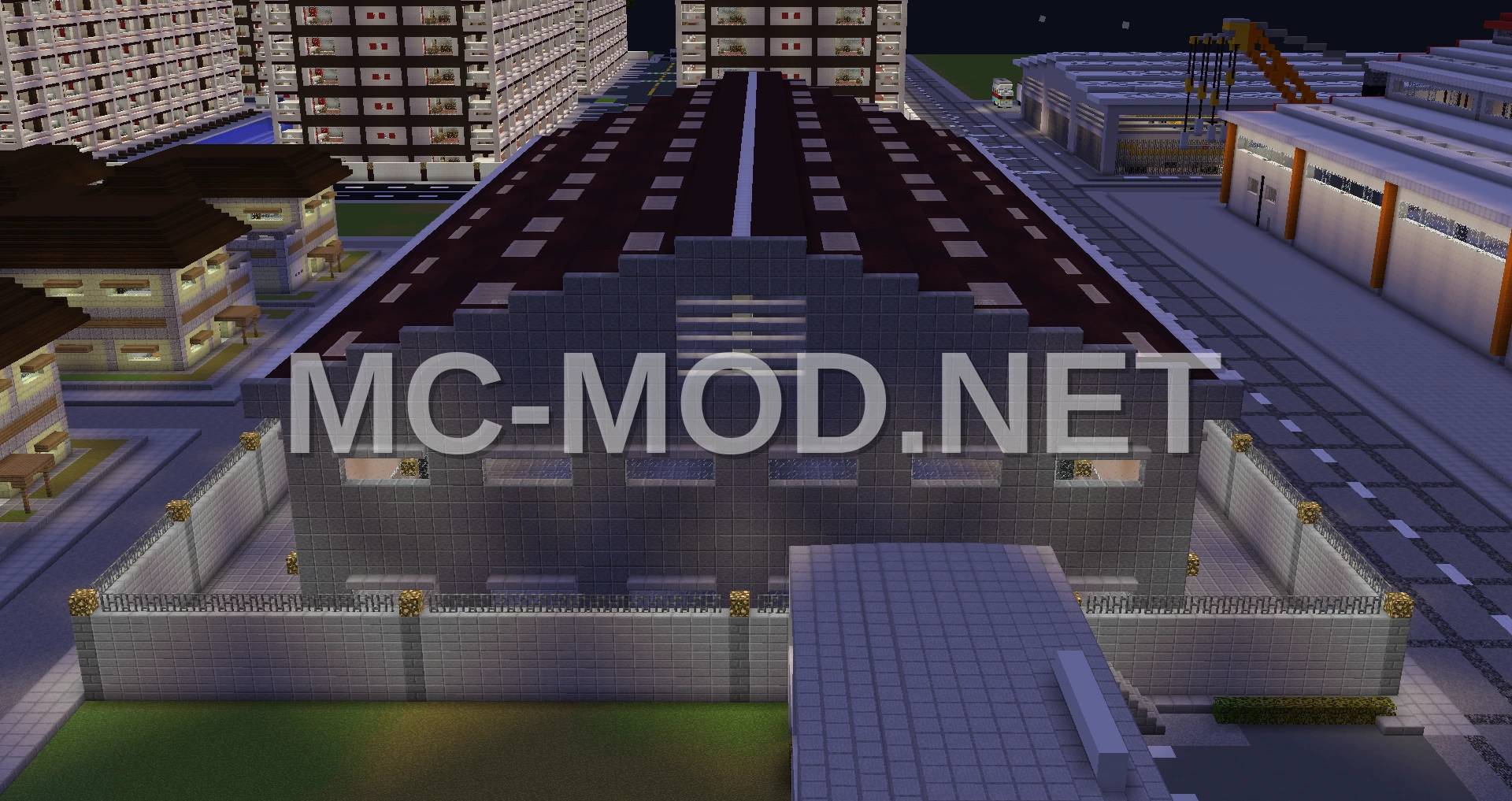 Large Urban Warehouse Storage Building