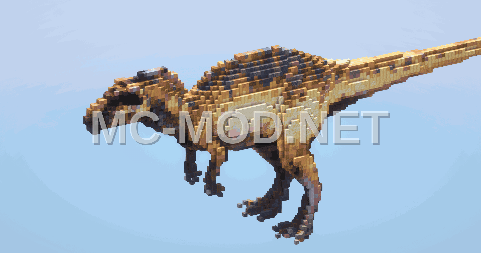 Velociraptor Dinosaur Statue