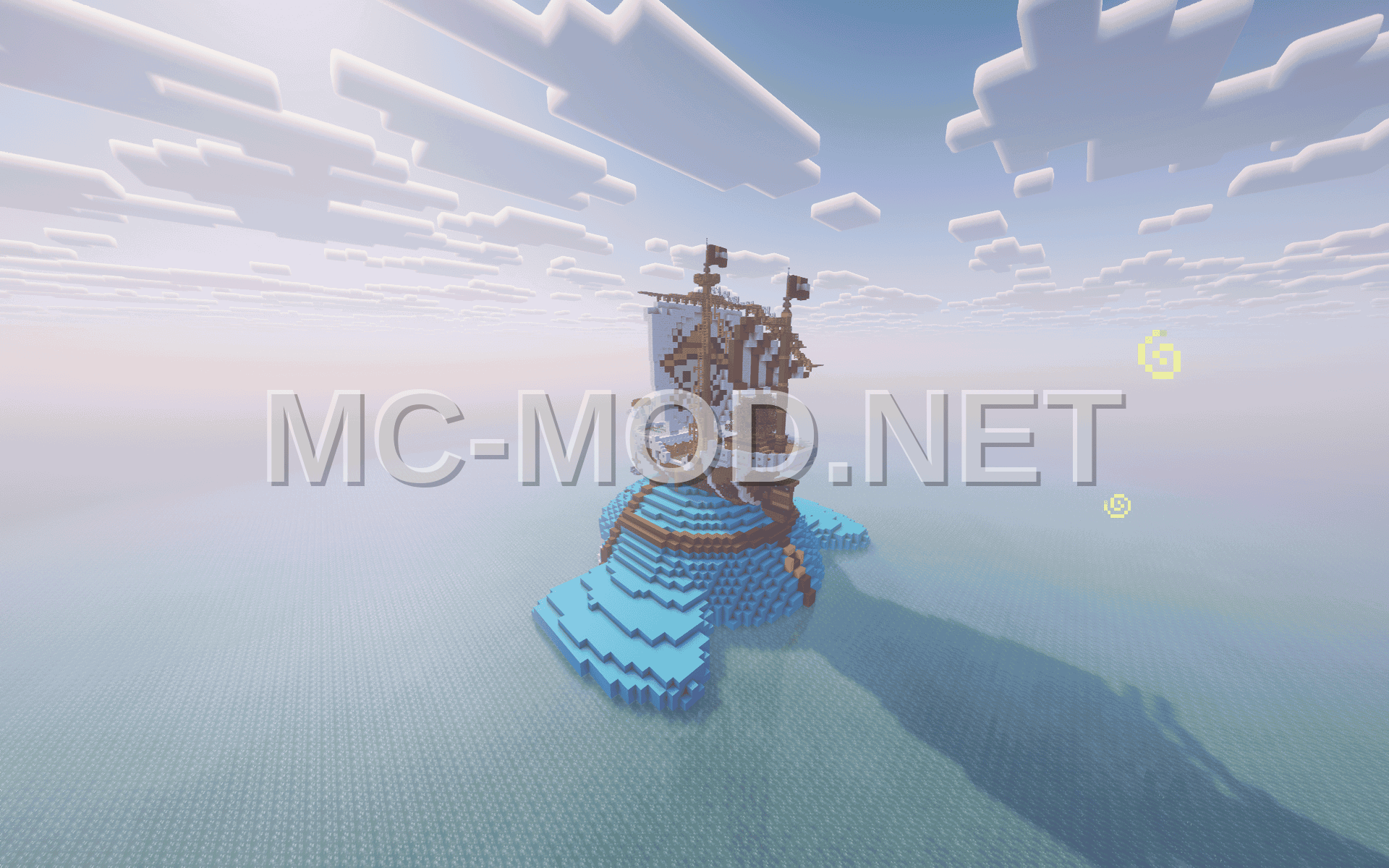 Pokemon Wailmer Carrying One Piece Going Merry Ship