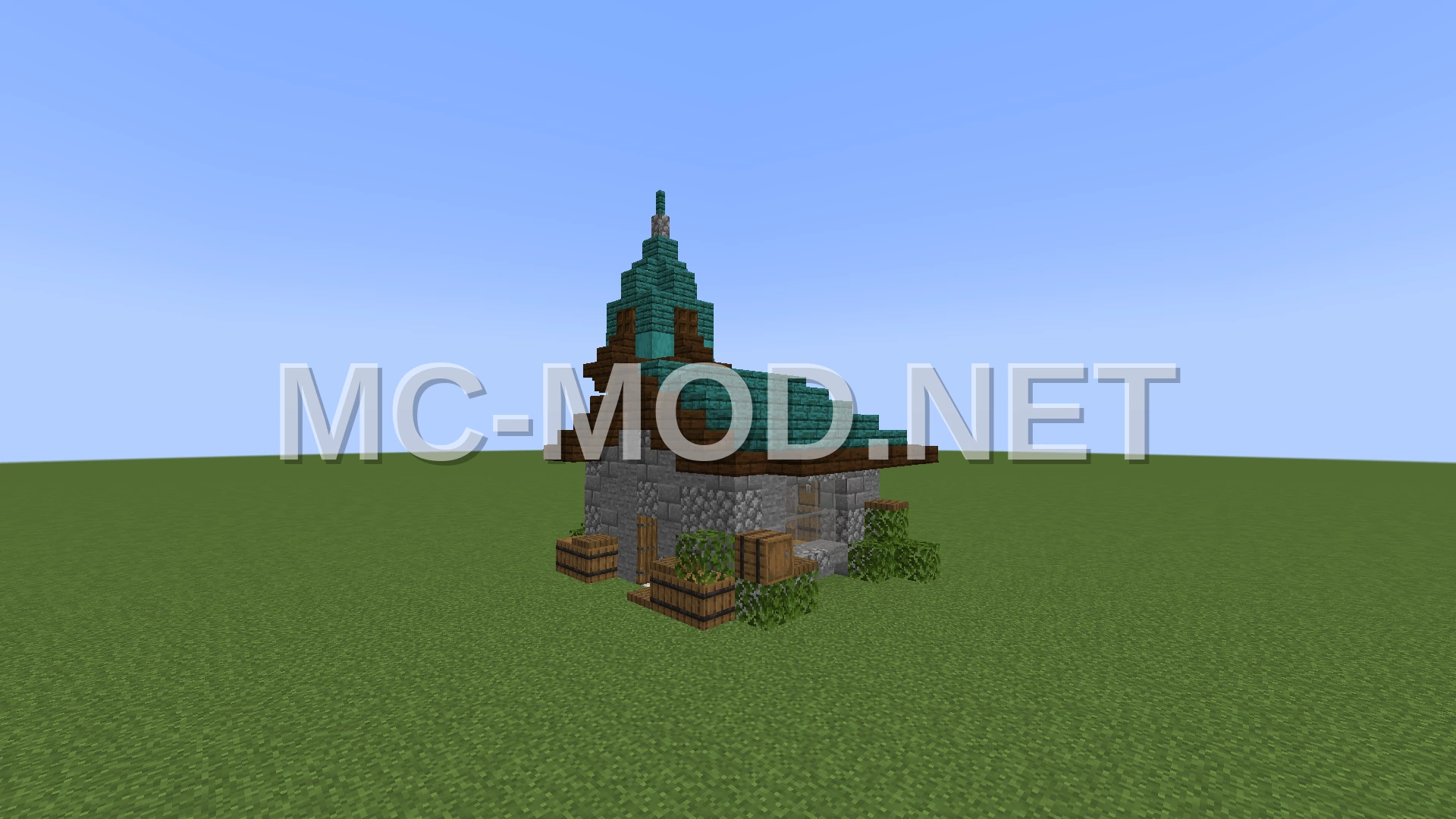 Warped Village – Nether Build Series