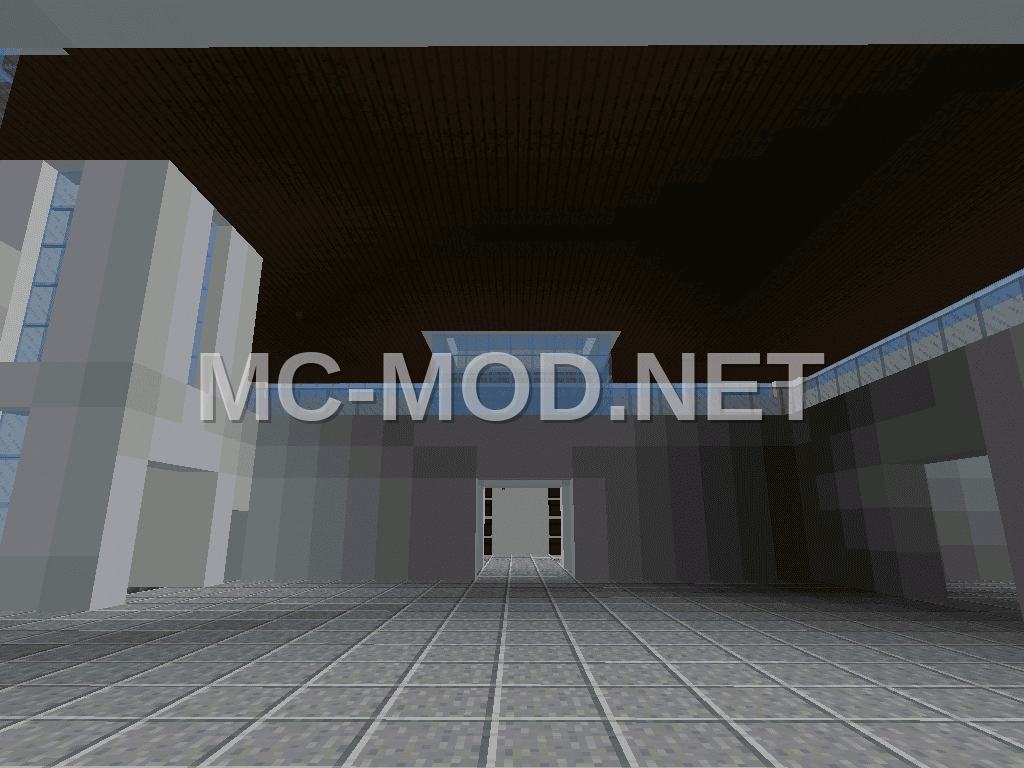 White Concrete Modern Mansion