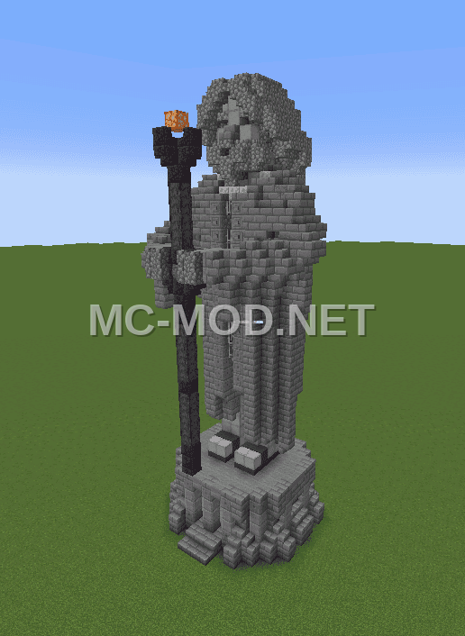 Wizard Stone Statue
