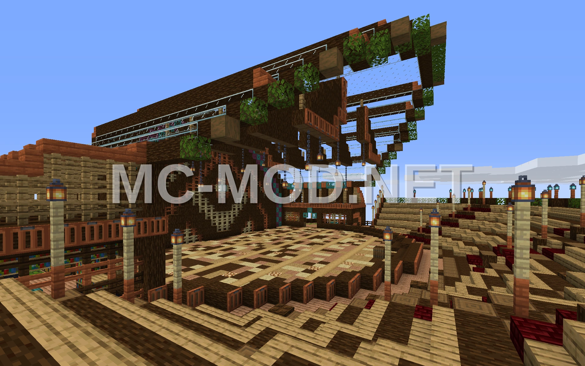 Wooden Amphitheatre Structure