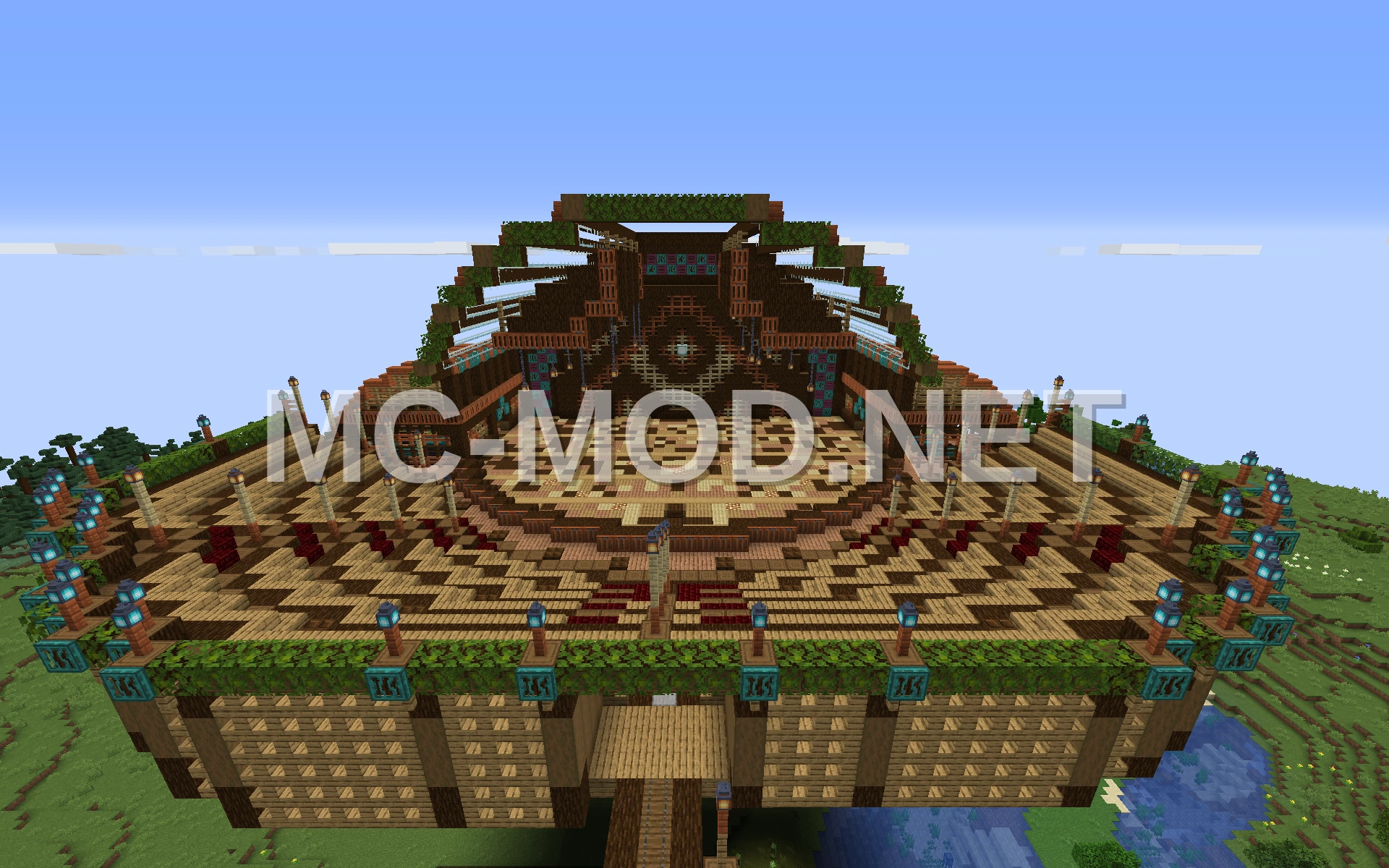 Wooden Amphitheatre Structure